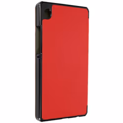 Étui pour Samsung Tab A9 Plus - AVIZAR - Clapet Trifold Support Video et Clavier - Rouge - Synthétique