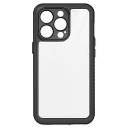 Coque Étanche - MARQUE - iPhone 15 Pro Max - IP68 - Protection Intégrale - Noir Transparent