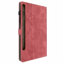 Étui pour Samsung Galaxy Tab S9 et Tab S9 FE Porte-cartes Support Vidéo Rouge