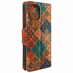 Étui Liège pour iPhone 15 Pro Max Clapet Portefeuille Support Victorien