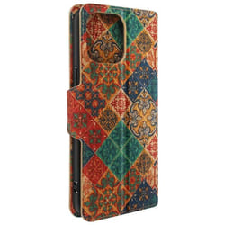 Étui Liège pour iPhone 15 Pro Max Clapet Portefeuille Support Victorien