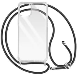 Coque pour smartphone - AVIZAR - iPhone 14 Plus - Rigide - Transparent - Lanière réglable 90 cm