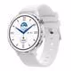 Montre Connectée Bluetooth Suivi Santé Gestion Appel Musique LinQ Cadran Argent