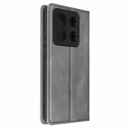 Étui pour Xiaomi Redmi Note 13 Pro - AVIZAR - Soft Cover - Gris - Protection intégrale - Support vidéo