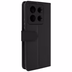 Étui pour Redmi Note 13 Pro - AVIZAR - Série Vintage - Support Vidéo - Rangement Cartes - Noir