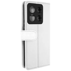 Étui pour Redmi Note 13 Pro - AVIZAR - Vintage Blanc - Porte-carte Support Vidéo