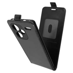 Étui AVIZAR pour Xiaomi Redmi Note 13 Pro Plus - Noir - Clapet Vertical avec Porte-carte - Protection intégrale