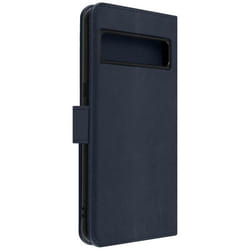 Étui pour Google Pixel 8 Pro - AVIZAR - Chesterfield - Clapet Portefeuille - Fonction Support Vidéo - Bleu