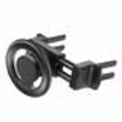 Support Voiture - LINQ - MagSafe - Compatible Universel - Grille Aération Ronde - 2 Plaques Métalliques
