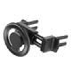 Support Voiture - LINQ - MagSafe - Compatible Universel - Grille Aération Ronde - 2 Plaques Métalliques