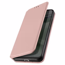 Étui pour iPhone X et XS - AVIZAR - Porte-carte Support Vidéo Clapet Magnétique - Rose