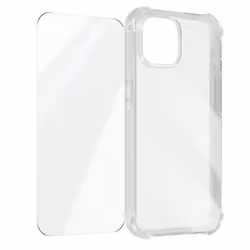 Coque pour iPhone 15 AVIZAR - Coins Renforcés Antichoc + Verre Trempé 9H Transparent