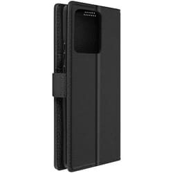 Étui pour Motorola Edge 40 Neo Clapet Portefeuille Support Vidéo Noir