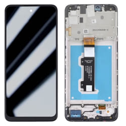 Écran Original Motorola E40 / E30 LCD + Vitre Tactile (avec châssis) Motorola Gris Clair