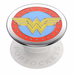 Bague et Support pour Smartphone - POPSOCKETS - Wonder Woman - Rétractable - Design Original - Maintien Sécurisé