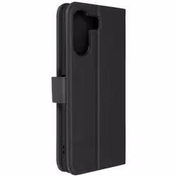 Étui pour Xiaomi Redmi 13C - AVIZAR - Chesterfield - Portefeuille et Support Vidéo - Noir
