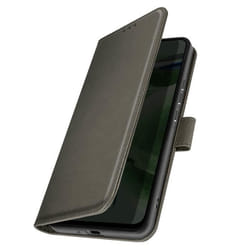 Étui pour Xiaomi Redmi Note 11S 5G - AVIZAR - Chesterfield - Portefeuille et Support Vidéo - Gris