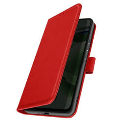 Étui pour iPhone SE et 8 7 6s 6 Portefeuille et Support Vidéo Rouge