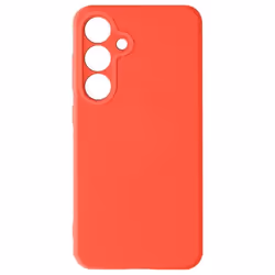 Coque de protection AVIZAR pour Samsung Galaxy S24 Plus - Semi-rigide - Soft-touch - Corail