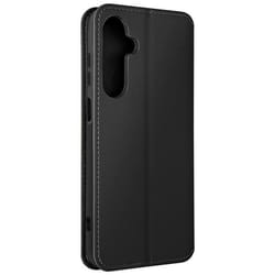 Étui AVIZAR pour Samsung Galaxy A15 5G - Clapet Double Poche Fonction Support Noir