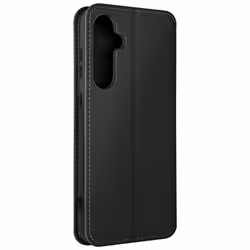 Étui pour Samsung Galaxy S24 Plus - AVIZAR - Clapet Double Poche Fonction Support - Noir