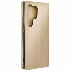 Étui pour Samsung Galaxy S24 Ultra - AVIZAR - Double Poche - Fonction Support - Dorée