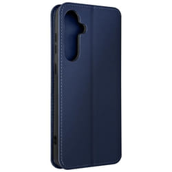 Étui pour Samsung Galaxy S24 Plus Clapet Double Poche Fonction Support Bleu Nuit