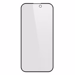 Film anti-espion - AVIZAR - iPhone 15 Plus - Verre trempé 9H - Protection complète - Noir transparent