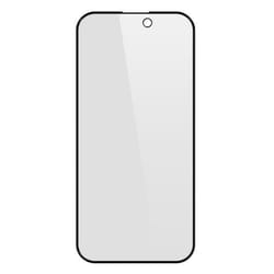 Film anti-espion - AVIZAR - iPhone 15 Plus - Verre trempé 9H - Protection complète - Noir transparent