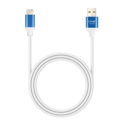 Câble USB vers USB-C - LINQ - Fast Charge 3A - Longueur 1.5m - Silicone - Bleu
