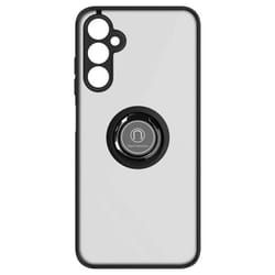 Coque pour Samsung Galaxy A05s - AVIZAR - Bague Métallique Fonction Support Noir