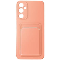 Coque pour Samsung Galaxy A05s - AVIZAR - Porte-carte Souple Anti-traces - Rose Poudré