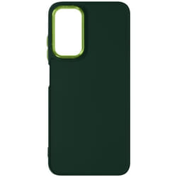 Coque pour Samsung Galaxy A05s Silicone Contour Caméra Métallisé Vert sapin