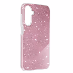 Coque pour Samsung Galaxy A25 5G Paillette Silicone Semi rigide Fin Rose - AVIZAR - Glamour - Mixte