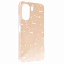 Coque pour Xiaomi Redmi 13C Paillette Silicone Semi-rigide Fin Dorée
