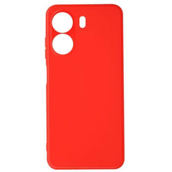 Coque pour Xiaomi Redmi 13C Soft Touch Mat Ultra Flexible Rouge