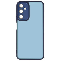 Coque pour Samsung Galaxy A25 5G - AVIZAR - Dos Rigide Fumé - Bloc Caméra Protégé - Bleu Nuit