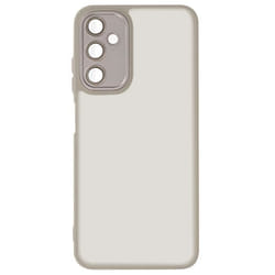 Coque pour Samsung Galaxy A25 5G - AVIZAR - Dos Rigide Fumé - Bloc Caméra Protégé - Gris Clair