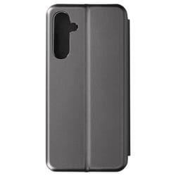 Étui pour Samsung Galaxy A25 5G Clapet Porte carte Support Video Argent
