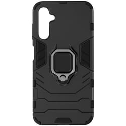 Coque pour Samsung Galaxy A25 5G Anneau Support Ring Collection Noir
