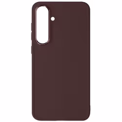 Coque pour Samsung Galaxy S24 Plus Rigide Contour Caméra Métallisé Bordeaux