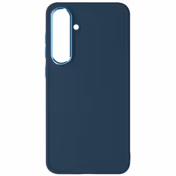 Coque pour Samsung Galaxy S24 Plus - AVIZAR - Rigide - Métallisé Bleu Nuit - Bords écran et caméra rehaussés