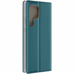 Étui pour Samsung Galaxy S24 Ultra - AVIZAR - Portefeuille Fonction Support - Vert - Rabat - Coque Semi-rigide