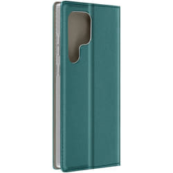 Étui pour Samsung Galaxy S24 Ultra - AVIZAR - Portefeuille Fonction Support - Vert - Rabat - Coque Semi-rigide