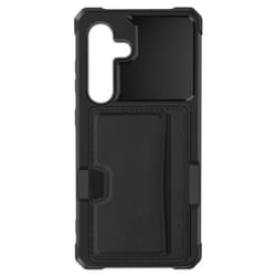Coque AVIZAR pour Samsung Galaxy S24 Antichoc avec Coins Renforcés et Porte-carte Noir