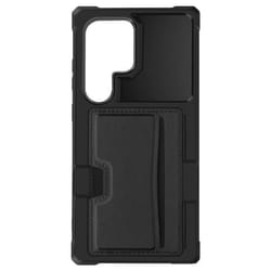 Coque pour Samsung S24 Ultra - AVIZAR - Antichoc Coins Renforcés Porte-carte Noir
