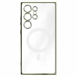 Coque - AVIZAR - Samsung S24 Ultra - Premium Silicone - Vert Foncé - Protection surélevée - Boutons sensibles