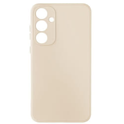 Coque pour Samsung Galaxy A55 Soft Touch Mat Silicone Flexible Beige