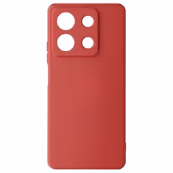 Coque pour Xiaomi Redmi Note 13 5G - AVIZAR - Soft Touch Mat - Rouge - Protection renforcée