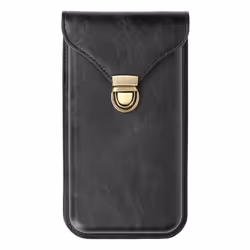 Étui Ceinture Vertical pour Smartphone 6.7 pouces - AVIZAR - Noir - Porte carte Clip